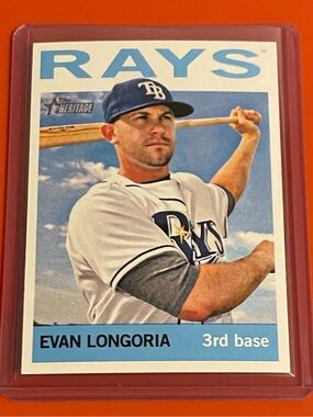 Evan Longoria #439 2013 Topps Heritage Baseball Trading Card